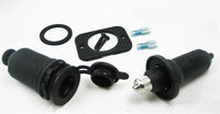 Waterproof Lighter Power Locking Socket Plug Skirt & Boot 12V Marine Motorcycle - 12-vtechnology