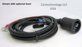 Heavy Guage  High Current 12V socket Wire Harness Cables 5ft./ 60" #A60-H