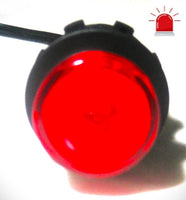 Waterproof IP65 Pulsating 100db Tonal Alarm Buzzer +Bright LED 12V Marine Socket Panel CAL1WP/sw