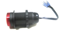 True Waterproof IP65 Loud Buzzer Alarm 100db Flashing Bright LED 12V Boat Plug Engine AL1WP