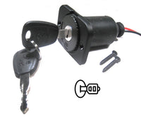 Flanged Replacement Key Switch Waterproof Panel Mount 12 Volt Ignitions.#Cswk3