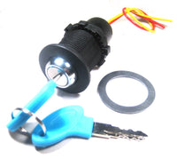 Enclosed Key Switch Waterproof Panel Mount SPST 12 Volt Ignition Waterproof #CSWK2/encl1/encl