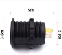 High Voltage Voltmeter To 60V: 12V, 24V, 36V, 48V, 60V, DC White LED Voltmeter Digital Battery Monitor Minder Panel Mount #VMW60#