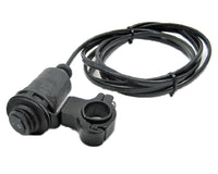 Narrow Thin Waterproof Rocker SPST On Off Switch 12V Motorcycle Handlebar #swblk1/2/omnt/nrn72-sbpn