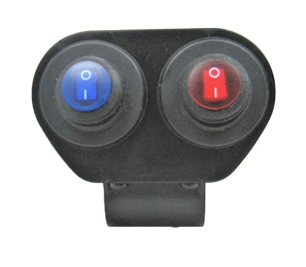 Rocker LED Switches SPST Waterproof 12 Volt Motorcycle Handlebar Mount 3/4" 7/8" 1"  swr11/b11 tmnt 2sbph/2sw