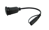 SAE to USB Charger Adapter Fast Charge 4.8 Amps Motorcycle Handlebar 3/4" 7/8 1" #CP+SBPN/SMNT+SAE/CP