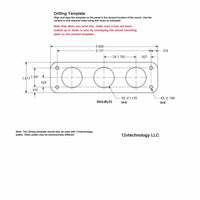 Three Battery Bank Monitor 12V Red Voltmeter RV Marine Boat House Starting - 12-vtechnology