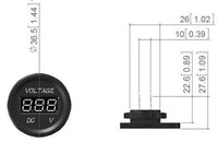 Blue Voltmeter + 3.1 Amp USB Charger +12 V Plug Socket + Power Jack Switch SPST - 12-vtechnology