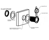 Waterproof Dual USB Charger Socket Plug Outlet 3.1 amp Panel Mount Motorcycle - 12-vtechnology