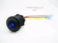 12V Battery Bank Voltmeter Monitor RV Marine House Starting Wired + LED Switch - 12-vtechnology