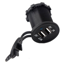 12V DC 3.1A Waterproof Dual Car USB Charger Socket Outlet Plug Marine- USA ship - 12-vtechnology