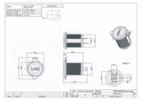 Easy Installation USB Charger + Voltmeter +12 V Socket Panel Marine Outlet Jack - 12-vtechnology