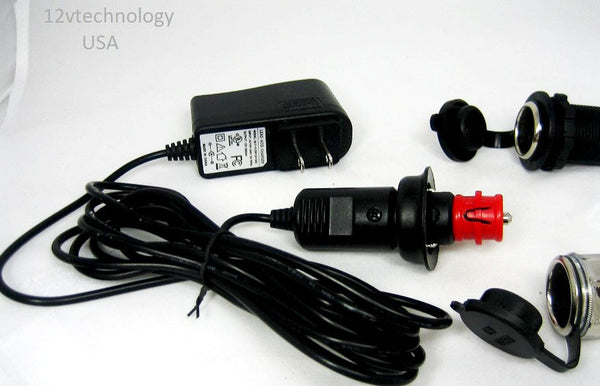 Motorcycle Safe For Gel Cell, AGM Automatic Smart Battery 12 V Trickle Charger - 12-vtechnology