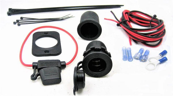 New Kit Accessory Lighter Socket Outlet 12V Marine w/ Harness Marine Motorcycle - 12-vtechnology