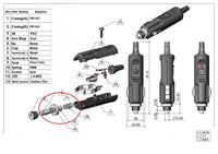 Universal 2X Replacement Spare Springs Fuse Accessory Lighter Style 12 Volt Plug - 12-vtechnology