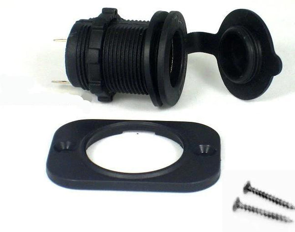 Weatherproof Motorcycle ATV  RV Accessory Lighter Socket 12 V Volt Power Outlet - 12-vtechnology