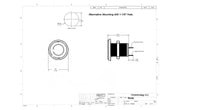 Waterproof Round Rocker Toggle Switch Panel Socket SPST Marine ATV On-Off 12 Volt #swr11 - 12-vtechnology