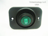 Waterproof Round Rocker Toggle Switch Panel Socket SPST Marine CAR On-Off 12V #swg11 - 12-vtechnology