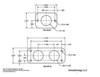 Double Socket 12 Volt Power Plug Outlet Surface Panel Mounting Plate - 12-vtechnology