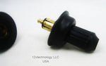 15A Hella type DIN Lighter type Accessory Plug BMW W/ Plug Skirt - 12-vtechnology