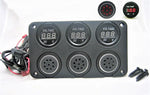 Three 12 Volt Battery Bank Voltmeter Monitor Measures Low Charge State & Alarms - 12-vtechnology