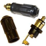 Continental DIN Hella 12V Accessory Plug Power Outlet Fits BMW Triumph w/ Skirt - 12-vtechnology