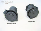 Extreme Weather Cap Power 12 Volt  3.1A Waterproof Dual USB Charger Socket 1016 - 12-vtechnology