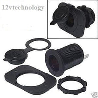 2X Cigarette Lighter Cover Plug Cap Lid Replacement Plastic Accessory Socket 12V - 12-vtechnology