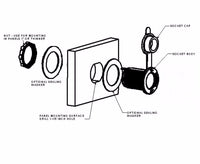 Marine Grade 12V Accessory Lighter Socket Power Outlet Dash Boat w/ Plug Skirt - 12-vtechnology