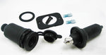 Waterproof Lighter Power Locking Socket Plug Skirt & Boot 12V Marine Motorcycle - 12-vtechnology