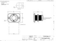 Double sealed Waterproof Rocker 12V Toggle Switch DPST Marine Socket Round IP66 - 12-vtechnology