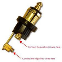 Continental DIN Hella 12V Accessory Plug Power Outlet Fits BMW Triumph w/ Skirt #HPLG/PBA