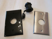 12 Volt Accessory RV Lighter Socket & Metal Wall Mount Plate RV Lab Marine Boat - 12-vtechnology