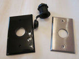 12 Volt Accessory RV Lighter Socket & Metal Wall Mount Plate RV Lab Marine Boat - 12-vtechnology