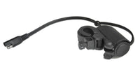 Handlebar Mount, SAE Connector, 12V Accessory Plug Socket Fit bars 7/8"- 1-1/4" #SAE1+MS1+gmnt