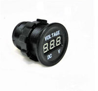 12V Double Battery Bank Dash Voltmeter Monitor RV Marine House Starting w/ Wires #2cvmr/cmb2/4sq/2ahrn60