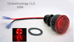 Waterproof 12 Volt Ultra Loud Buzzer 115 db Tonal Alarm w/ Flashing LEDs Engine Marine #AL6