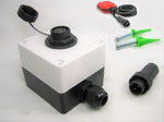 Sump Pump Float Switch Waterproof Junction Box Two 2 Pin Wire Connector 12V Plug Socket - 12-vtechnology