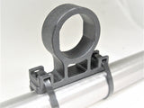 Strap Pole Mount Bracket 12V Socket Switch Holder Fits Pipe Motorcycle Frame #P2mnt