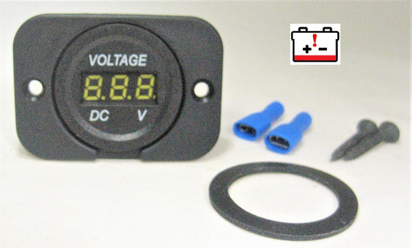 Voltmeter 36V Voltmeter Digital Monitor Gauge Battery Bank Voltage Golf Cart #VMRHC-36