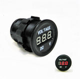 12 Volt Red Voltmeter LED Digital, Chargers Outlet Socket LED lLarge Body  #cvmr-sw